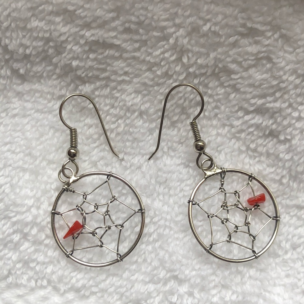 Native American Dream Catcher Earrings